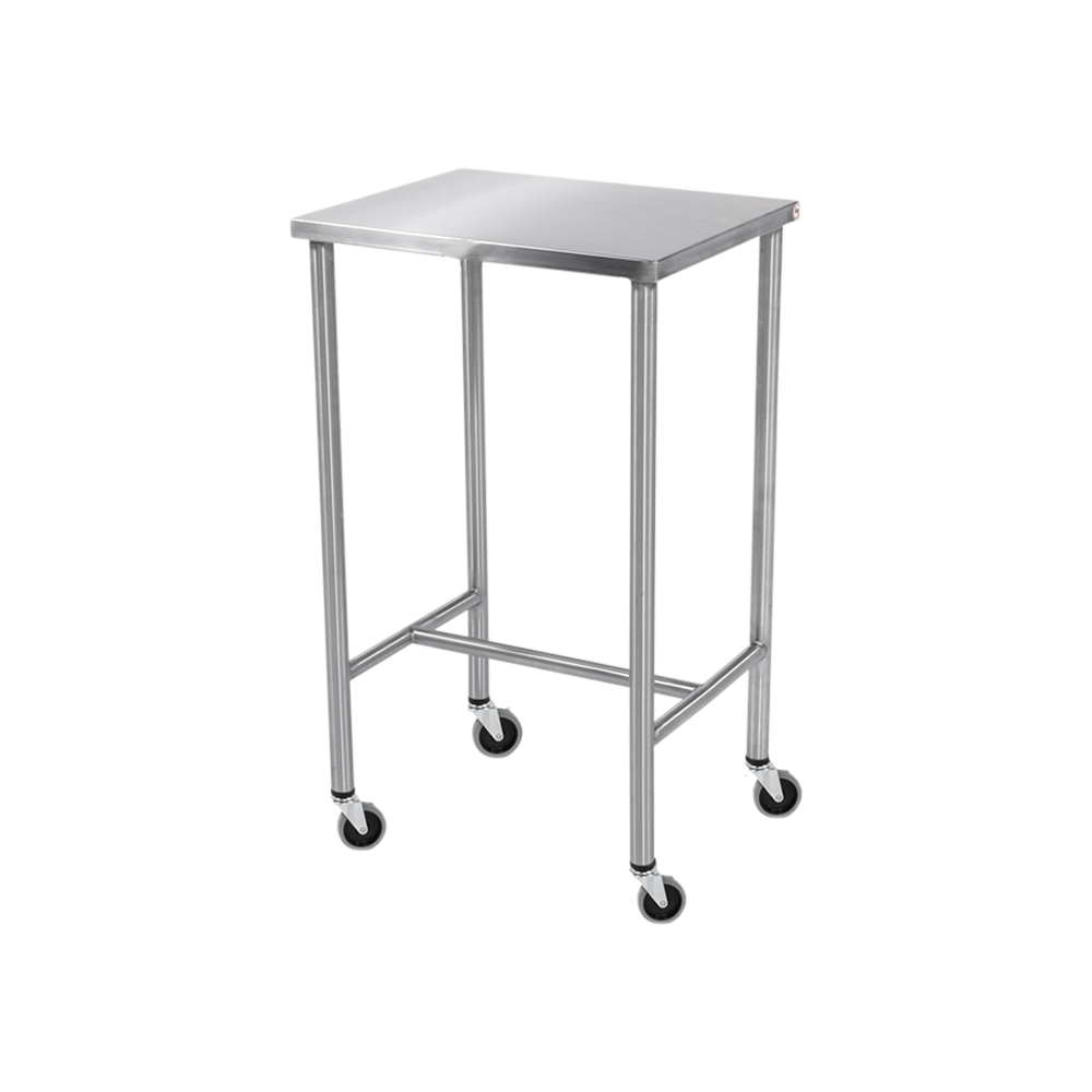 Stainless Steel Sawyer Medical Instrument Table with H-Brace